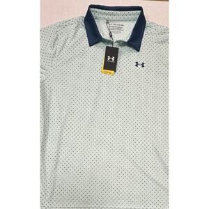Under Armour Golf Men's UA Performance 3.0 Dot Printed Polo Shirt Size 2XL NWT